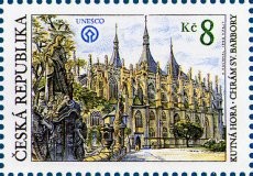 Colnect-348-879-Kutn-aacute--Hora-Church-of-St-Barbara-UNESCO-World-Heritage.jpg