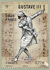 Colnect-1420-337-France-Joint-Issue---Sweden---Gustave-III.jpg