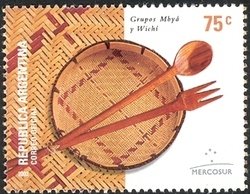Colnect-1248-066-Mercosur---Sieve-fork-and-spoon.jpg