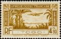 Colnect-892-445-Plane-and-landscape.jpg