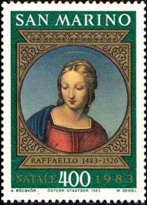 Colnect-1341-440---Madonna-of-the-Goldfinch-quot--by-Raphael.jpg