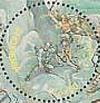 Colnect-1533-586-Scene-of-warriors-in-battle-painted-by-Naxhi-Bakalli.jpg