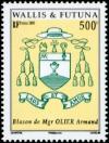 Colnect-902-295-Coat-of-arms-of-Bishop-Armand-Olier.jpg