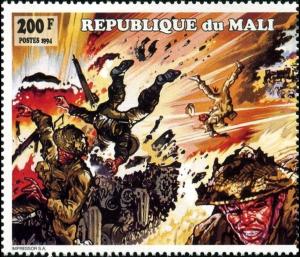 Colnect-2593-184-British-Soldiers-Hit-by-Tank-Fire.jpg