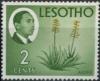 Colnect-3453-411-King-Moshoeshoe-II-and-Aloes.jpg