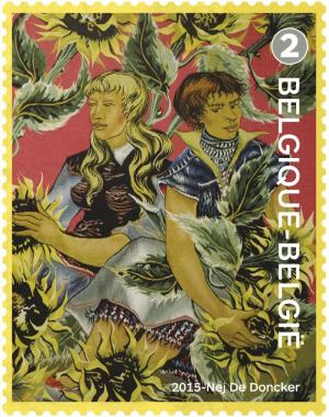 Colnect-2464-186-Tapestry-Edmond-Dubrunfaut--quot-The-pitted-quot--1962.jpg