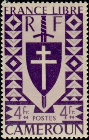 Colnect-703-919-Lorraine-cross-and-Joan-of-Arc--s-shield.jpg