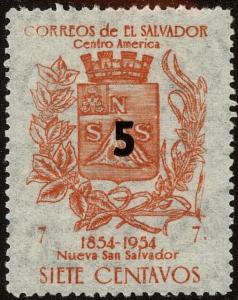 Colnect-3197-317-Coat-of-Arms-of-Nueva-San-Salvador-City-Surcharged.jpg